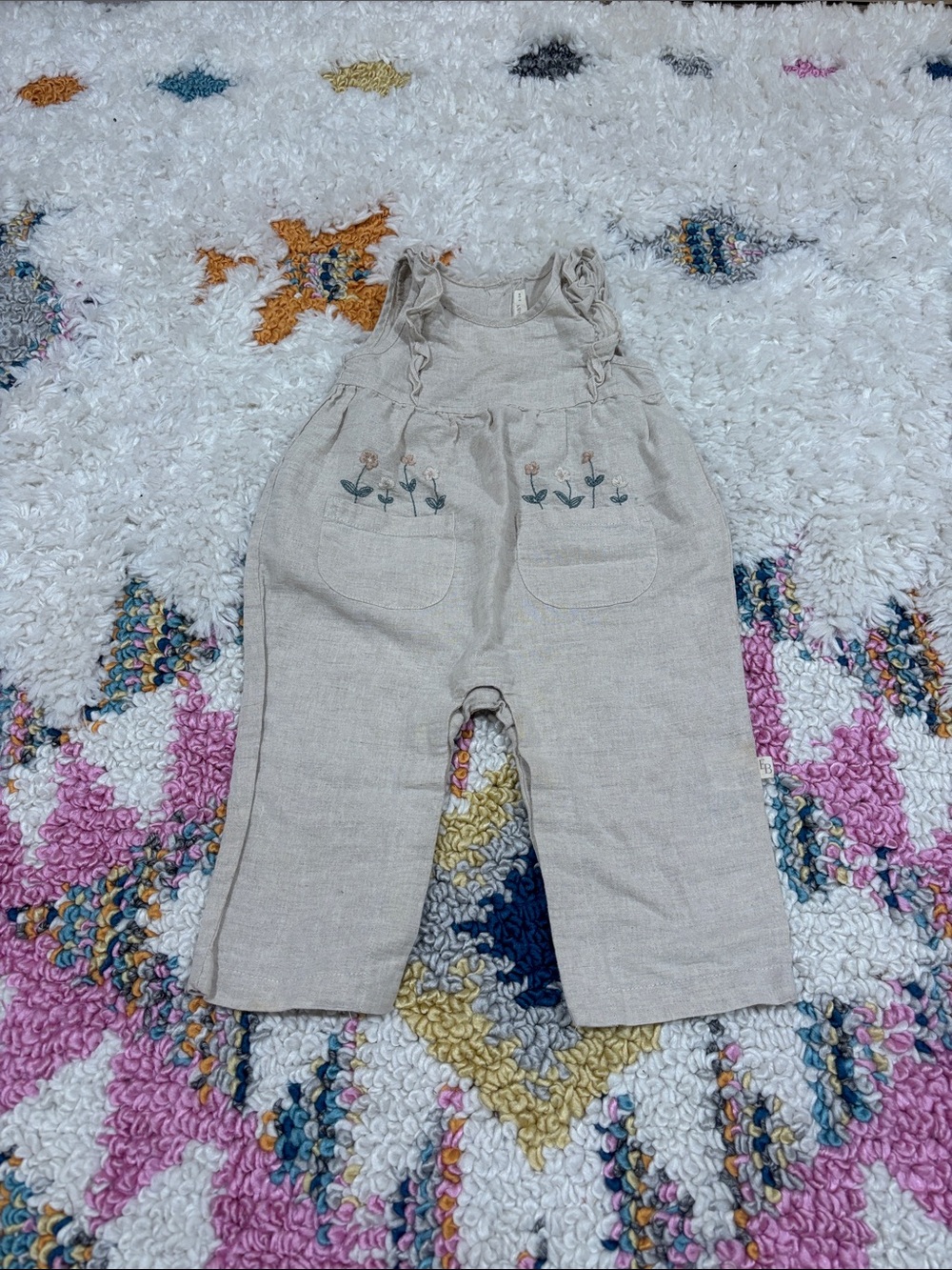 Elegant Baby Embroidered Jumpsuit